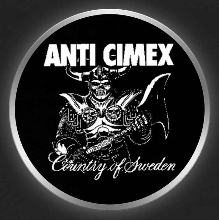 ANTI-CIMEX - Country Of Sweden Button