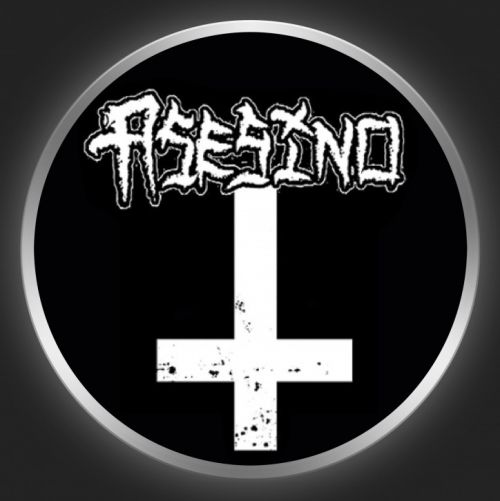ASESINO - Upside Down Cross Button