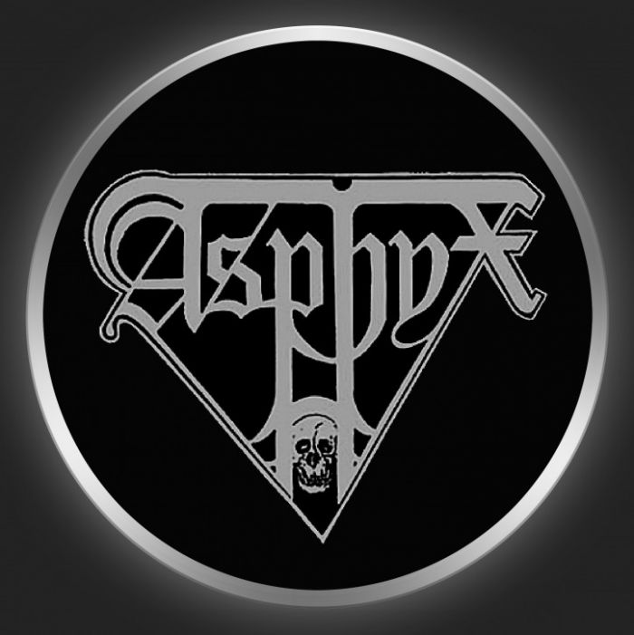 ASPHYX - Grey Logo On Black Button