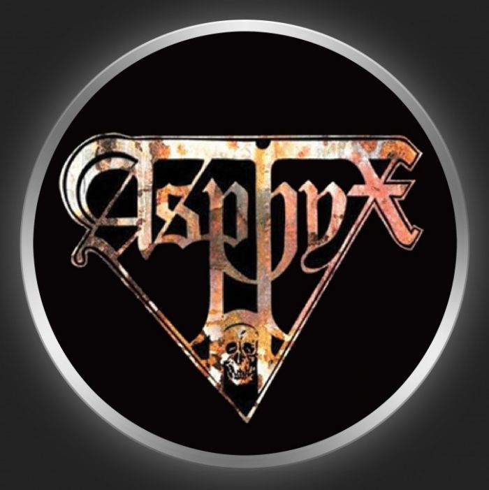 ASPHYX - Rusty Logo On Black Button