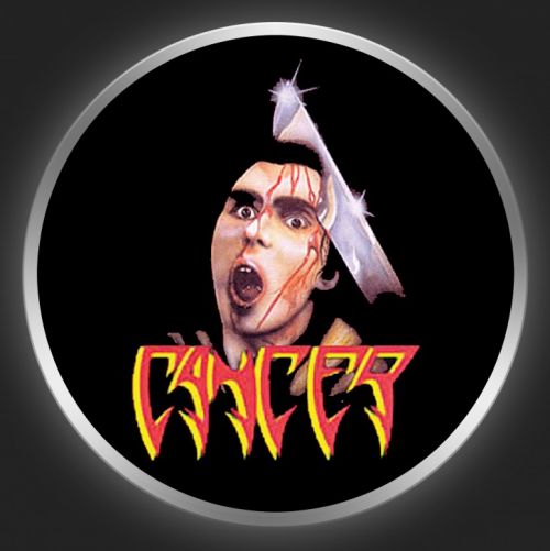 CANCER - To The Gory End Button
