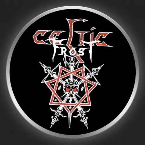 CELTIC FROST - Logo + Octagram Button