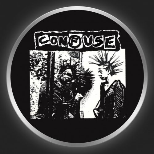 CONFUSE - Hate War No War Fuckin´ War Button