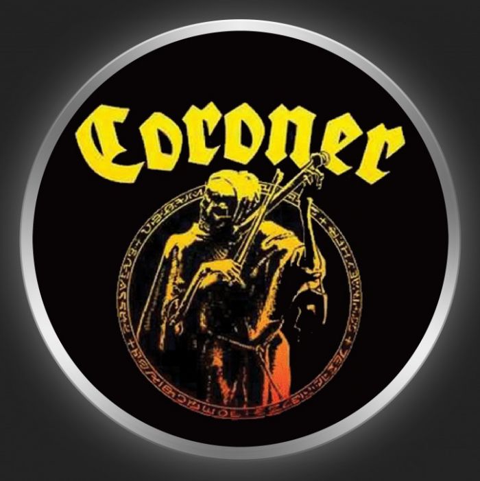 CORONER - Punishment For Decadence Button
