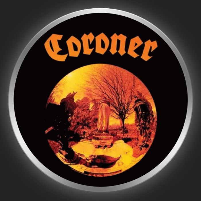 CORONER - R.I.P. Button