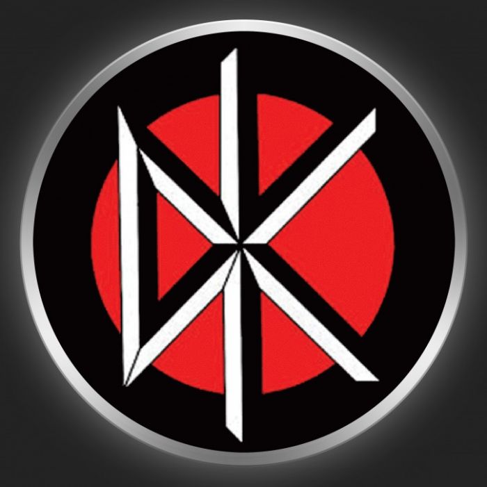DEAD KENNEDYS - Logo On Red / Black Button