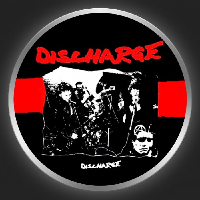 DISCHARGE - Band Photo Button