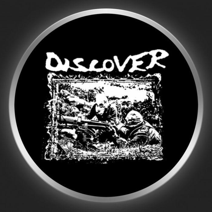 DISCOVER - Crimes Of Humanity Button