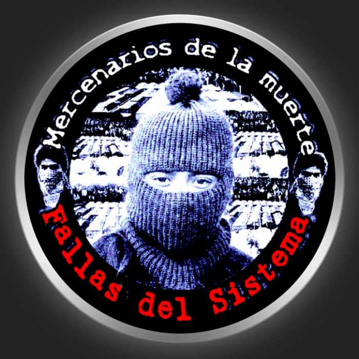 FALLAS DEL SISTEMA - Mercenarios De La Muerte Button
