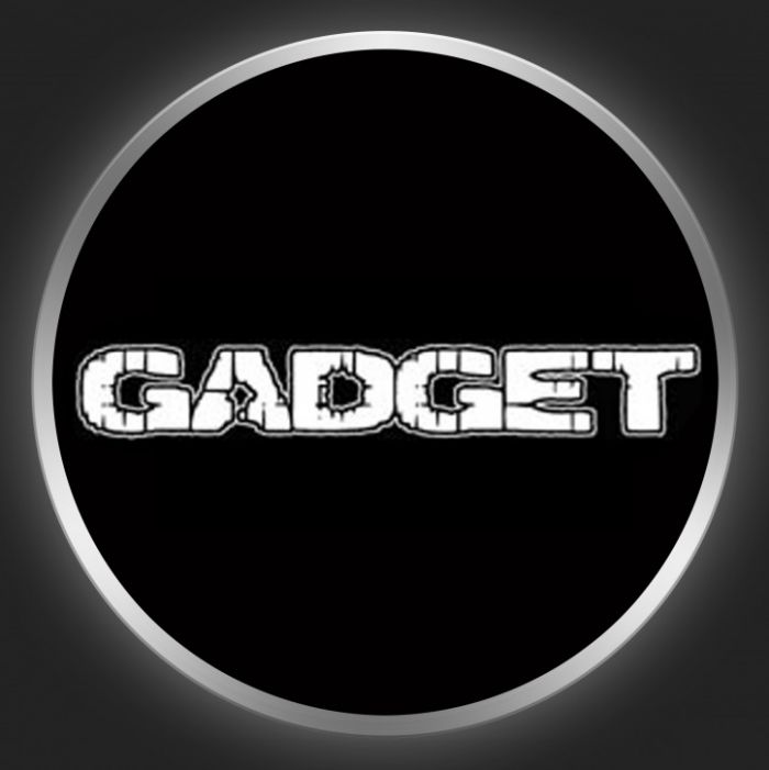 GADGET - White Logo On Black Button