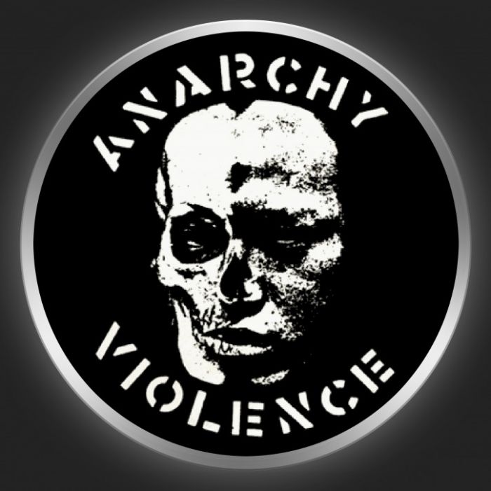 G.I.S.M. - Anarchy & Violence Button