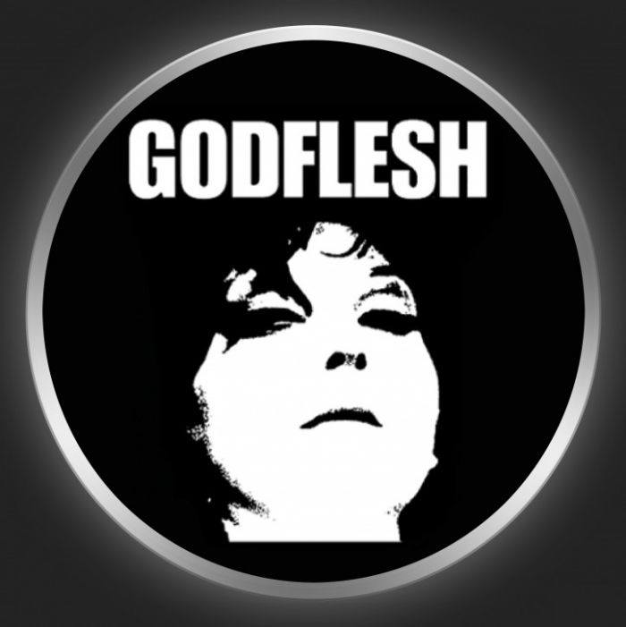 GODFLESH - Woman Face Button