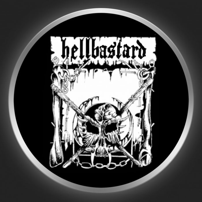 HELLBASTARD - Skull Button