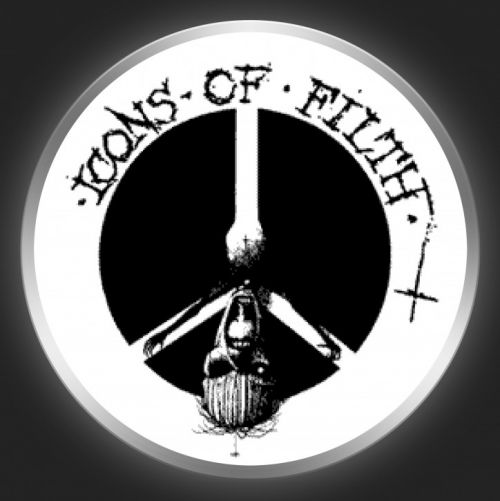 ICONS OF FILTH - Peace Sign Button