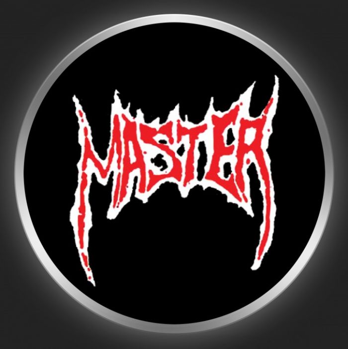 MASTER - Red Logo On Black Button