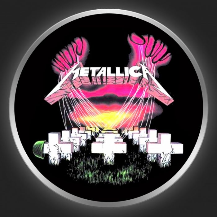 METALLICA - Master Of Puppets Button