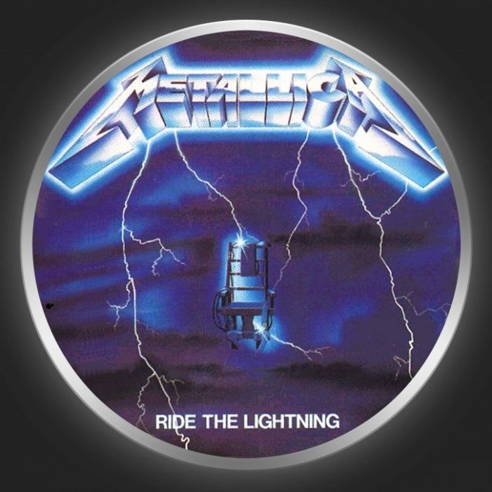 METALLICA - Ride The Lightning Button