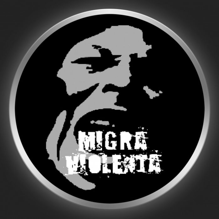 MIGRA VIOLENTA - Logo + Head Button