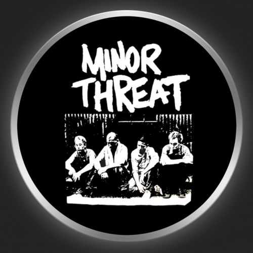 MINOR THREAT - Band Photo 2 Button