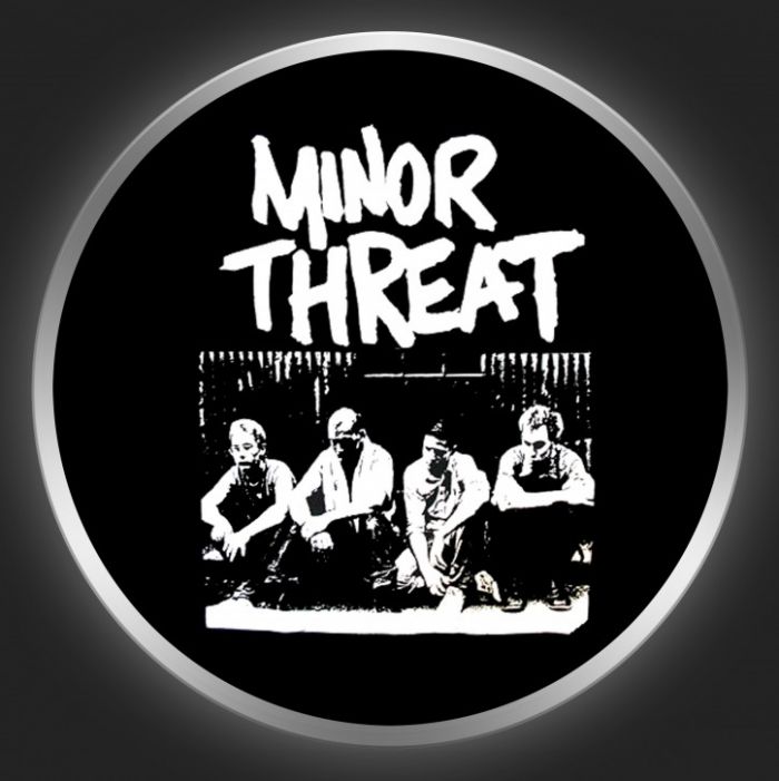 MINOR THREAT - Band Photo 2 Button
