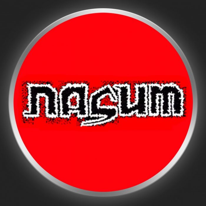 NASUM - Black Logo On Red Button