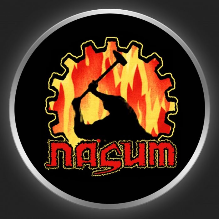 NASUM - Logo + Flames Button
