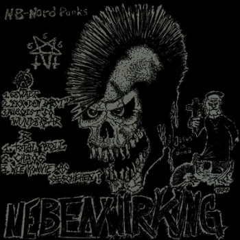 NEBENWIRKUNG - Fick Den Papst EP (Side A / Side B Effect: Bloodred / Bone, Silver Extra Cover)