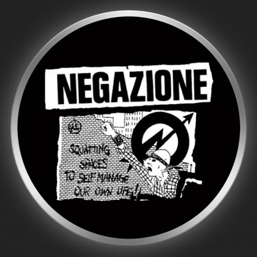 NEGAZIONE - Squatting Spaces Button