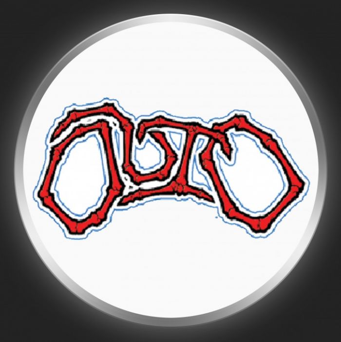 OUTO - Red Logo On White Button