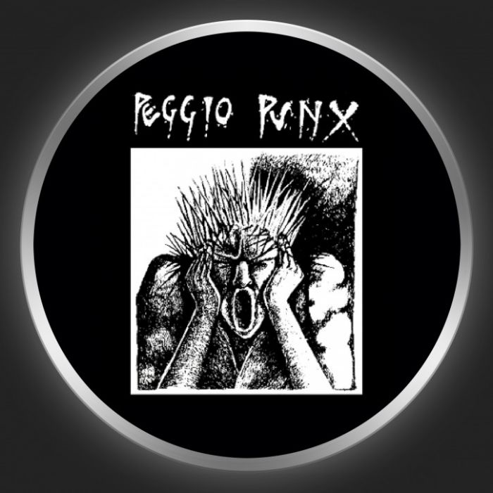 PEGGIO PUNX - Screaming Punk Button