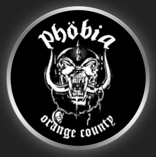PHOBIA - Orange County Button