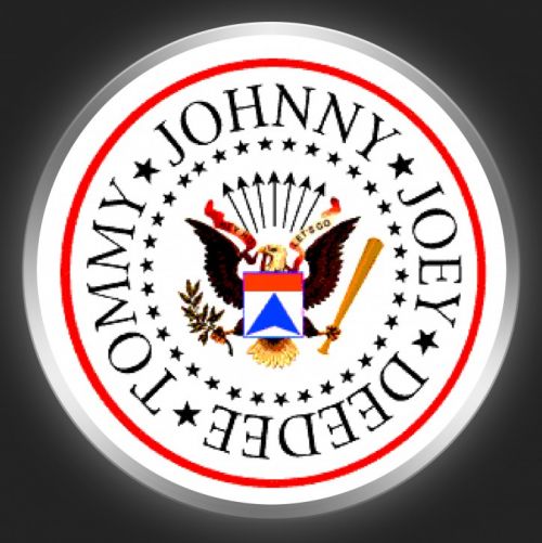 RAMONES - Band Members Button