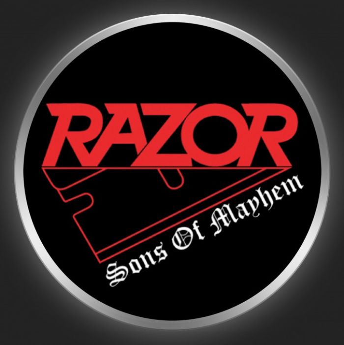 RAZOR - Sons Of Mayhem Button