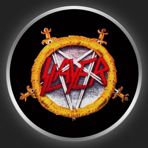 SLAYER - Pentagram 3 Button