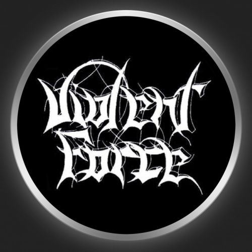 VIOLENT FORCE - White Logo On Black Button