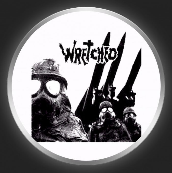 WRETCHED - EP Cover On White Button