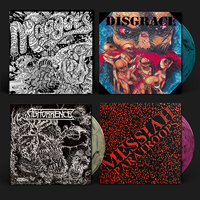 ABHORRENCE / DISGRACE / MESSIAH PARATROOPS - Maggots: Original Artyfacts From the First Finnish Death Metal Era Part I EP Box (Multicolour) – Bild 2